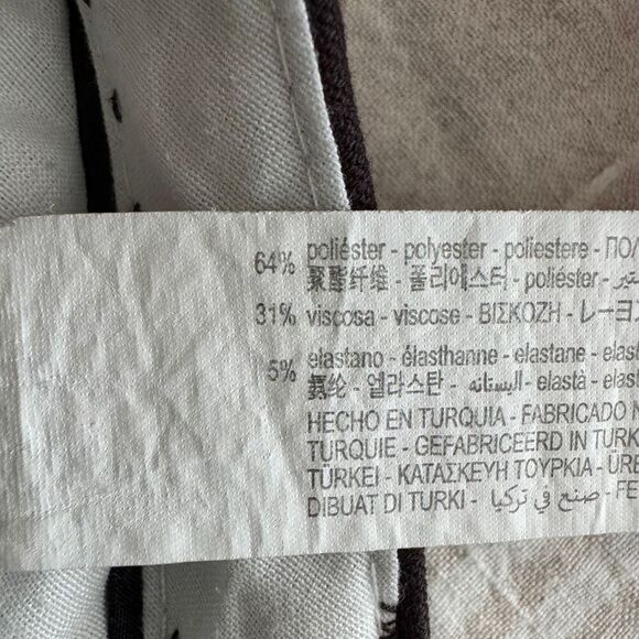 Zara Chocolate Brown Front Pleat Trousers XS Wide Leg - Picture 7 of 7